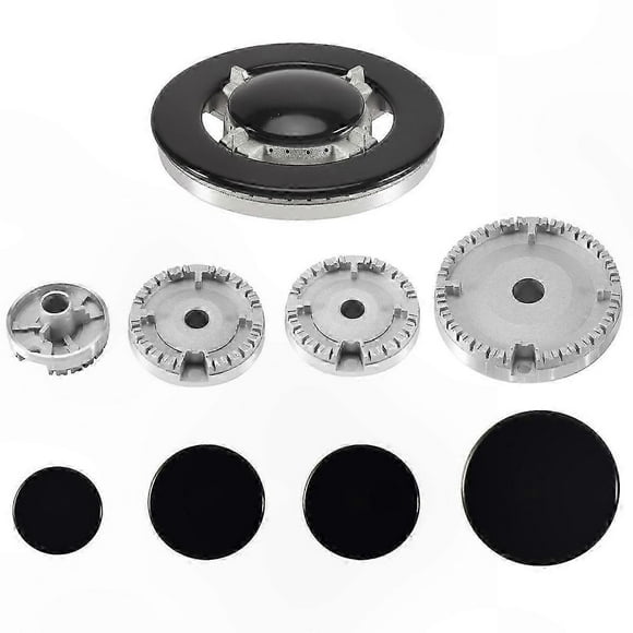 5-Pack Stove Burner Caps for Gas Ranges