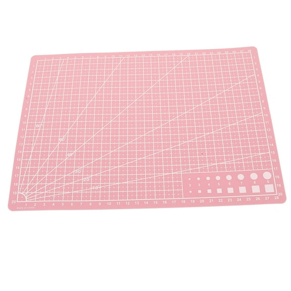 SOPOTUTU Anti Slip Engraving Mat Cutting Mat Pink Plastic 1Set