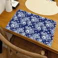 thumbnail image 1 of Aparatos de cocina, accesorios de cocina, utensilios de cocina, utensilios de cocina, mantel de porcelana azul y blanca con diseño de flores frescas, tapete de comedor decorativo, tapete aislante térm, 1 of 6