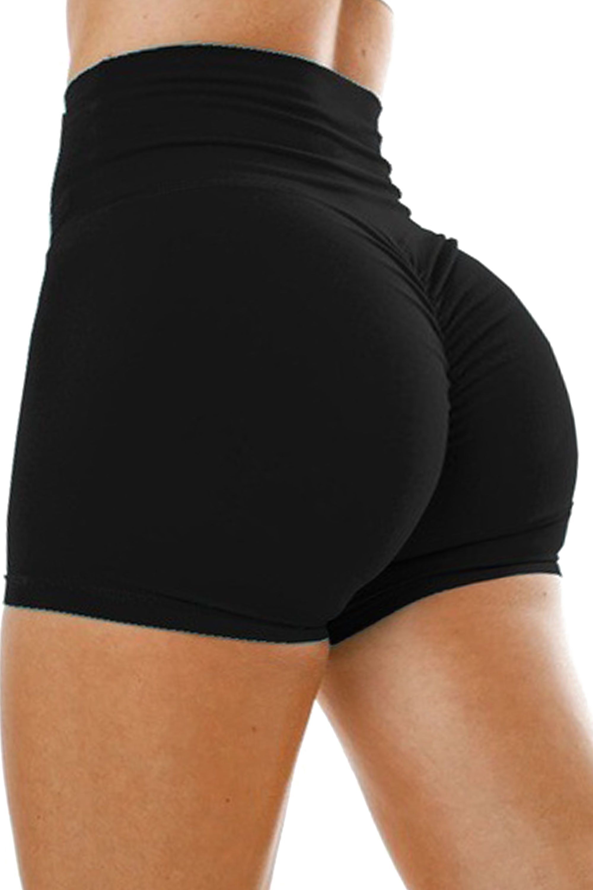 OFEEFAN Womens Shorts Workout Atheltic Booty Running Gym Yoga Butt Lift Shorts