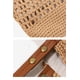 thumbnail image 4 of Firefly hope Bolso de hombro tejido para mujer, bolso de mano y neceser, elegante bolso de playa de verano, 15,7 x 12,59 x 0,78 pulgadas (caqui)., 4 of 5