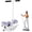 Purple, variant on Rock Stepper for Exercise at Home, Rocking Stepper Side to Side