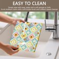 thumbnail image 4 of Placemat, Pioneer Flower Floral Print Pattern Place Mats Table Mat Set Of 2, PVC Washable Placemats for Party Kitchen Dining Decoration, 18x12 Inch, Fade Resistant, 4 of 6