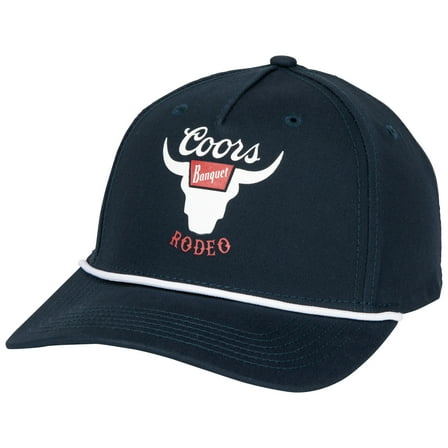 Coors Banquet Rodeo Navy Colorway Rope Hat
