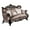 Dark Cherry-Brown, variant on Furniture of America Haggen Velvet Tufted and Nailhead Loveseat in Brown