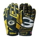 thumbnail image 1 of Guantes de fútbol Wilson NFL Stretch Fit para adultos Green Bay Packers, 1 of 3