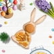 thumbnail image 5 of Bandejas de Frutas para Servir para la Fiesta, Bandeja de Madera en Forma de Conejo de Pascua 32x17.5cm, Platos Decorativos Bandejas de Postres para Mesa de Postres, 5 of 6