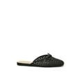thumbnail image 2 of Miller women's woven mule flat – Breathable Slip-On Comfort, Lightweight Summer Style with Elegant Bow Detail, 2 of 5