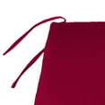 thumbnail image 5 of Jordan Manufacturing 54" x 18.5" Barn Red Solid Rectangular Outdoor Settee Swing Bench Cushion with Ties, 5 of 10