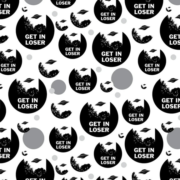 Get in Loser UFO Alien Abduction Funny Humor Premium Gift Wrap Wrapping Paper Roll