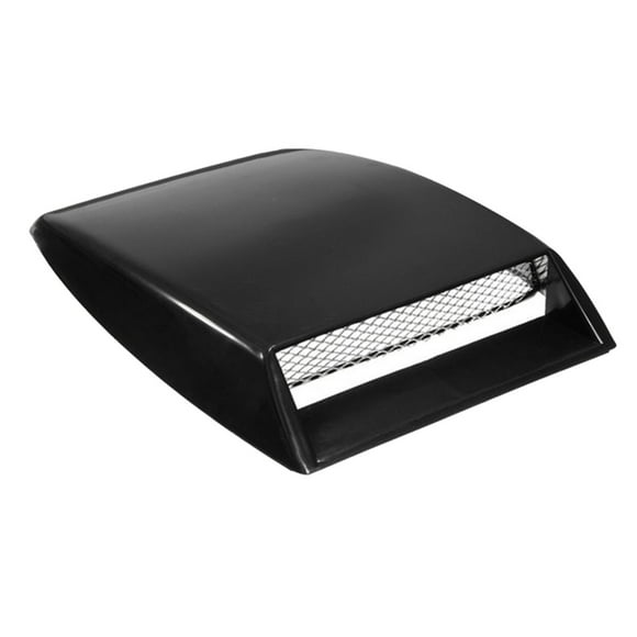 Housse de Protection Universelle pour Hotte de Voiture Sport Course Enregistrement du Flux d'Air Turbo Hotte Évent Radiateur Grill (1 Pce, Noir)