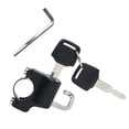 thumbnail image 1 of Scienceny Universal motocicleta bicicleta de carretera casco percha bloqueo anti-pérdida manillar montado candado ajustable seguridad de la motocicleta Accesorios para motos Scienceny VI015537-00B, 1 of 6