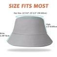 thumbnail image 4 of czcpp-Bucket Hat for Woman Men Summer Travel Fishing Beach Sun Hat Outdoor Cap, 4 of 4