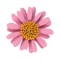 1 Pcs Daisy Pin Flower Women Brooch Lapel Pins Sunflower Lapel Pin Pink