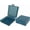 Blue, variant on Soap Holder 2 Pack, Shower Bar Case Box Fit Dr Squatch, Waterproof Travel Container with Lid, Square Bathroom Soap Dish for Camping Gym Outdoor Traveling (Black/Blue)