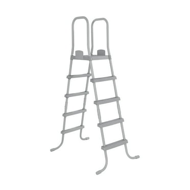Bestway Flowclear 52" Safe Ladder Steps for Above Ground Swimming Pools