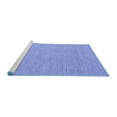 thumbnail image 2 of Ahgly Company Machine Washable Indoor Square Abstract Blue Contemporary Area Rugs, 6' Square, 2 of 4