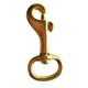 thumbnail image 5 of Perno de ojo giratorio de latón resistente, gancho a presión, Clip de correa para perro artesanal de cuero, 56mm Hugo Swivel Eye Bolt Snap, 5 of 6