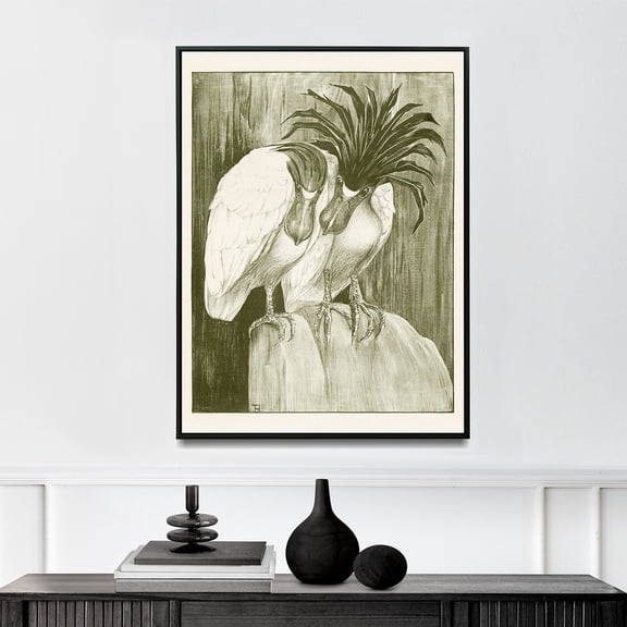 Twee Schuitbekreigers - 1878–1917 | Theo Van Hoytema | Premium Fine Art Print | 20th Century Dutch | Art Nouveau | Portrait | Nature Art
