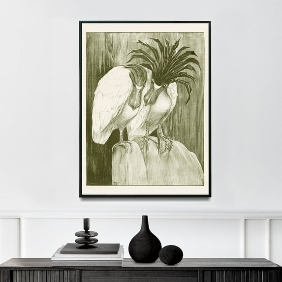 Twee Schuitbekreigers - 1878–1917 | Theo Van Hoytema | Premium Fine Art Print | 20th Century Dutch | Art Nouveau | Portrait | Nature Art