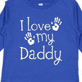 thumbnail image 4 of Inktastic I Love My Daddy Fathers Day Boys or Girls Long Sleeve Toddler T-Shirt, 4 of 5