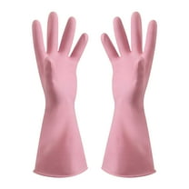 SLYNSHome Household Cleaning Gloves, Reusable Dishwashing Cleaning Gloves, Food Grade Non-Slip Household Kitchen Gloves (Pack Of 1Pairs)