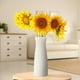 thumbnail image 5 of Florero De Cristal Transparente De 15 Cm De Alto, Forma Nica, Ideal Para Decoracin Del Hogar, Escritorio, Centros De Mesa Para Bodas, 1 Unidad, Ukhbmc | White, 5 of 7