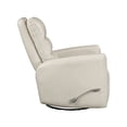 thumbnail image 5 of OakvillePark Crestshire Faux Leather Swivel Glider Reclining Chair, Beige, 5 of 15