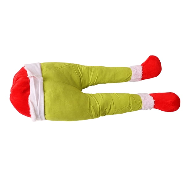 Uadme Patas De Elfo Navideños, Patas Rellenas De Elfo Navideño, Patas Rellenas De Algodón, 23.6 Pulgadas De Largo, Colores Brillantes Festivos, Cordón De Tela Duradero, Patas Rellenas De Elfo Para Dec