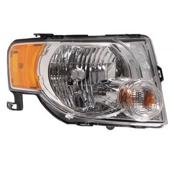 Replacement ARBF100105 Headlight Compatible With 2008-2012 Ford Escape Right Passenger Halogen With bulb(s)