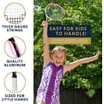 thumbnail image 4 of Street Tennis Club Kids Tennis Racket, Pink/White, 19", 4 of 8