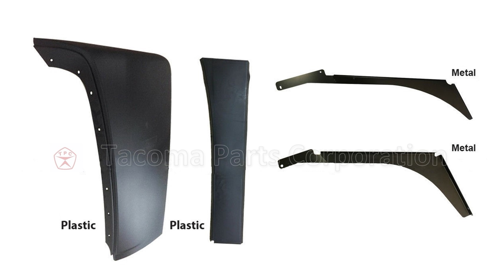 Volvo VNL 2004-2017 Top Cabin Fairing with Air Deflector Extension and