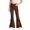 P360 Brown, variant on Tfken Child Soft Comfy Pants School Daily Wear Flare Denim Pants Girls With Pockets Stretch Fashion Graphic Print Kids Breathable Clothes Size 5-6 Years Brown