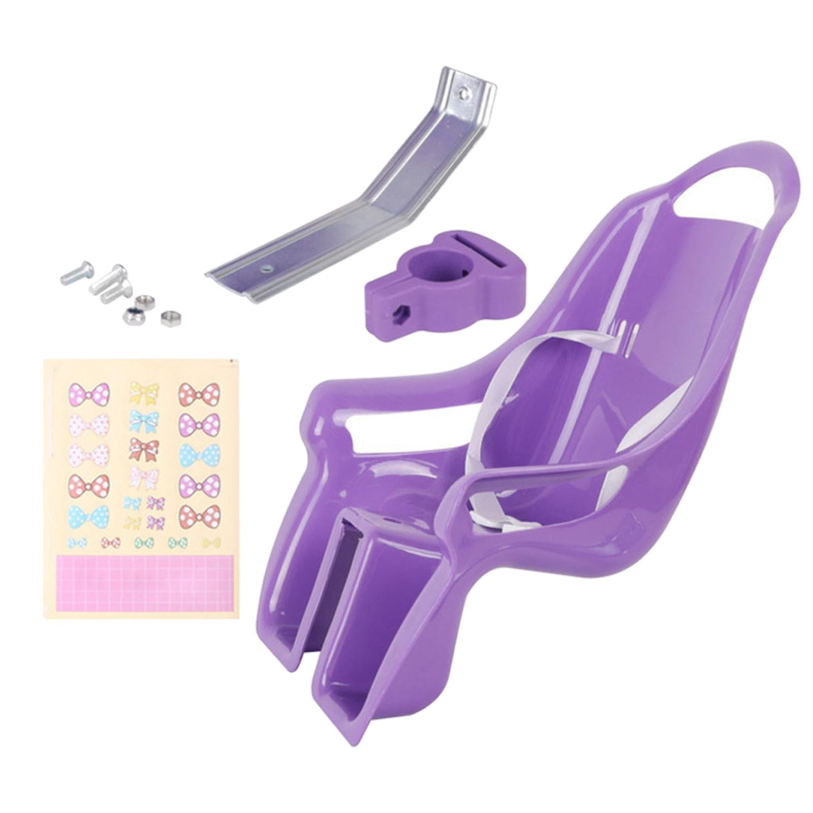 Doll Seat Children Gifts with DIY Decals Kids Bike Decoration for