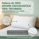 thumbnail image 4 of Ajustable Almohada Memory Foam Triturado Ultra Suave Cojin Ajustable con Funda Exterior Antibacterial Transpirable Almohada Comoda Triturado Almohadas Matrimonial 45 X 64 cm, 4 of 7