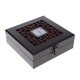 thumbnail image 1 of Joyero de madera para almacenamiento, organizador de joyas de sándalo para mujer, madera Rojo marrón jinwen Caja de madera para joyería, 1 of 8