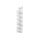thumbnail image 2 of Organizador de despensa colgante de 6 estantes para sobre la puerta con bolsillos de plástico transparente - Blanco s202412244828, 2 of 3