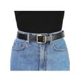 thumbnail image 4 of INSPIRE CHIC Womens Belt Faux Leather Waist Solid Color Pin Buckle Belts for Girls Ladies Black 65-93cm/25.59-36.61", 4 of 4