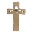 thumbnail image 4 of Rustic Western Black Bears Momma And Cubs On Bear Trail Wall Cross Decor Plaque, 4 of 5