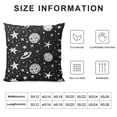 thumbnail image 5 of RUIYC  Moon Sun Print Throw Pillow Covers Decorative Throw Pillows for Couch Sofa Bed Throw Pillow Cover Cushion Covers Pillowcases for Holiday Decorative, 5 of 5