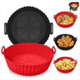 thumbnail image 1 of Revestimiento para Freidora de Aire, Bandeja para Hornear Reutilizable, Alfombrilla Antiadherente para Alimentos, Accesorios para Freidora de Aire, Utensilios de Cocina, 1 of 4