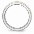 thumbnail image 2 of Cobalt Real 14kt Gold Inlay Satin and Polished 6mm Band Size: 10; for Adults and Teens; for Women and Men, 2 of 6