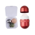 thumbnail image 2 of Rodillo facial portátil reutilizable para ojos de Piel grasa rojo Sunnimix Rodillo volcánico, 2 of 8