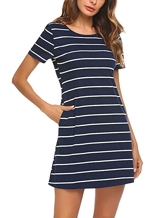 midi t shirt dress with pockets