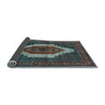 thumbnail image 2 of Ahgly Company Indoor Round Persian Light Blue Traditional Area Rugs, 4' Round, 2 of 4