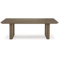 thumbnail image 2 of Signature Design by Ashley Serene Bay Rectangular Outdoor Coffee Table with Rust-Resistant Aluminum Frame, Dark Brown, 2 of 8