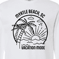 thumbnail image 4 of Inktastic Summer Vacation Mode Myrtle Beach South Carolina Long Sleeve T-Shirt, 4 of 5