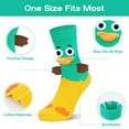 thumbnail image 2 of Funny Mallard Duck Socks for Men Women Teen Boys -Cute Novelty Crazy Silly Cool 3D Animal Socks Duck Accessories Gift -Fathers Valentines Birthday Fun Gift Ideas Christmas Stocking Stuffers, 2 of 7