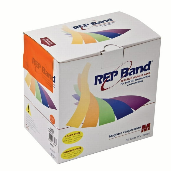 REP band Bande d'Exercice - Sans latex - 50 Yards - orange, Niveau 2