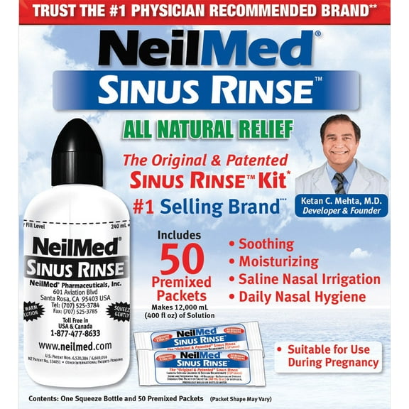 Sinus Rinse Starter Kit (50 Packets) Part No. 1008 (50/ea)